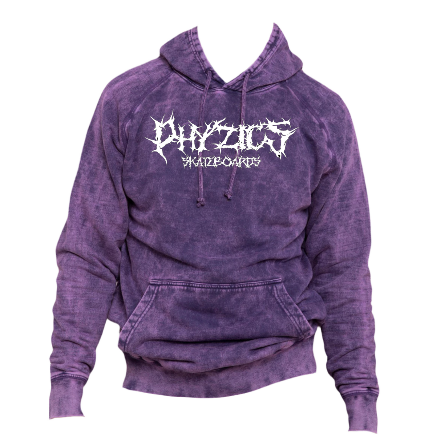 Powertrip Purple Acid Washed Hoodie
