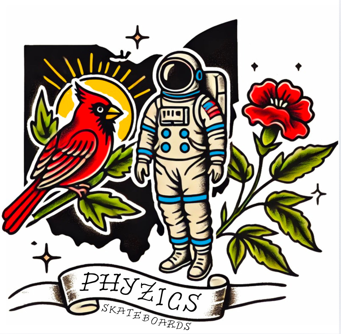 “Ohio made” Skateboard Deck