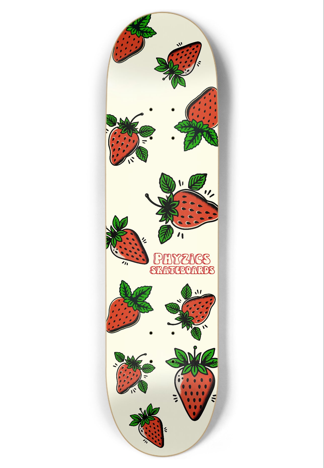 Berries & Cream Skateboard Deck