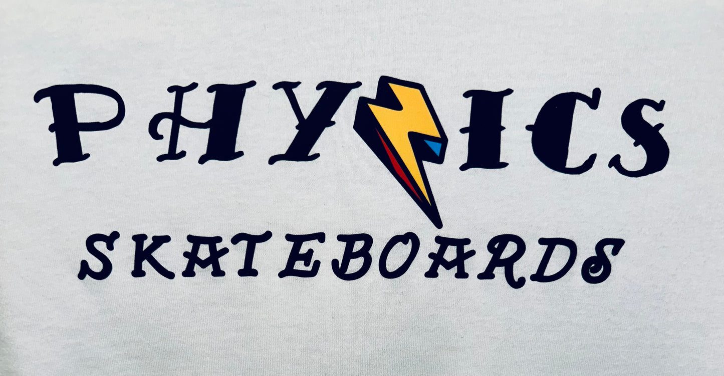 Graffiti Logo - White Short Sleeve T-Shirt