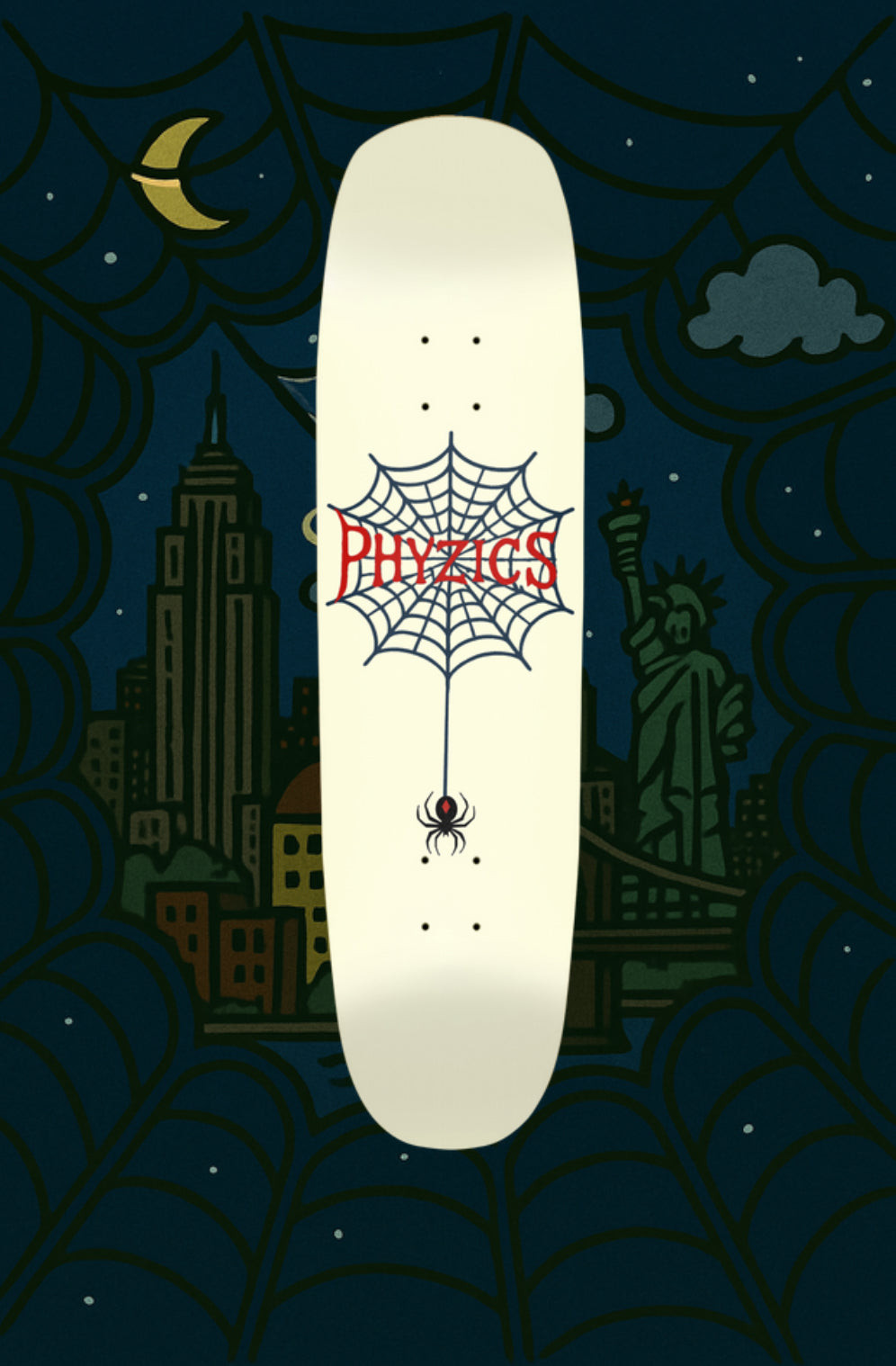 Widow’s Web Skateboard Deck