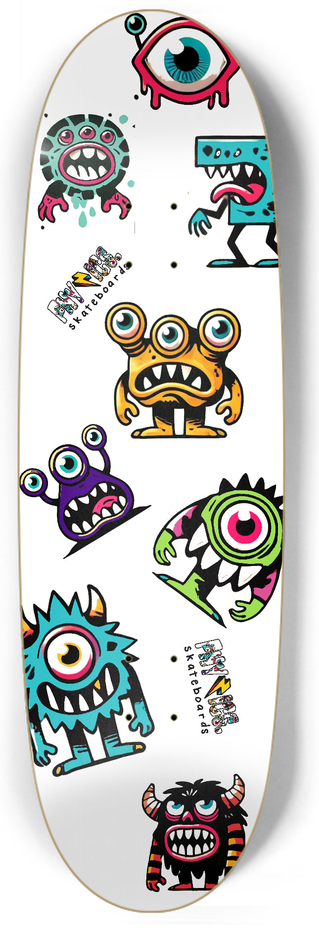 Mini Monsters Skateboard Deck