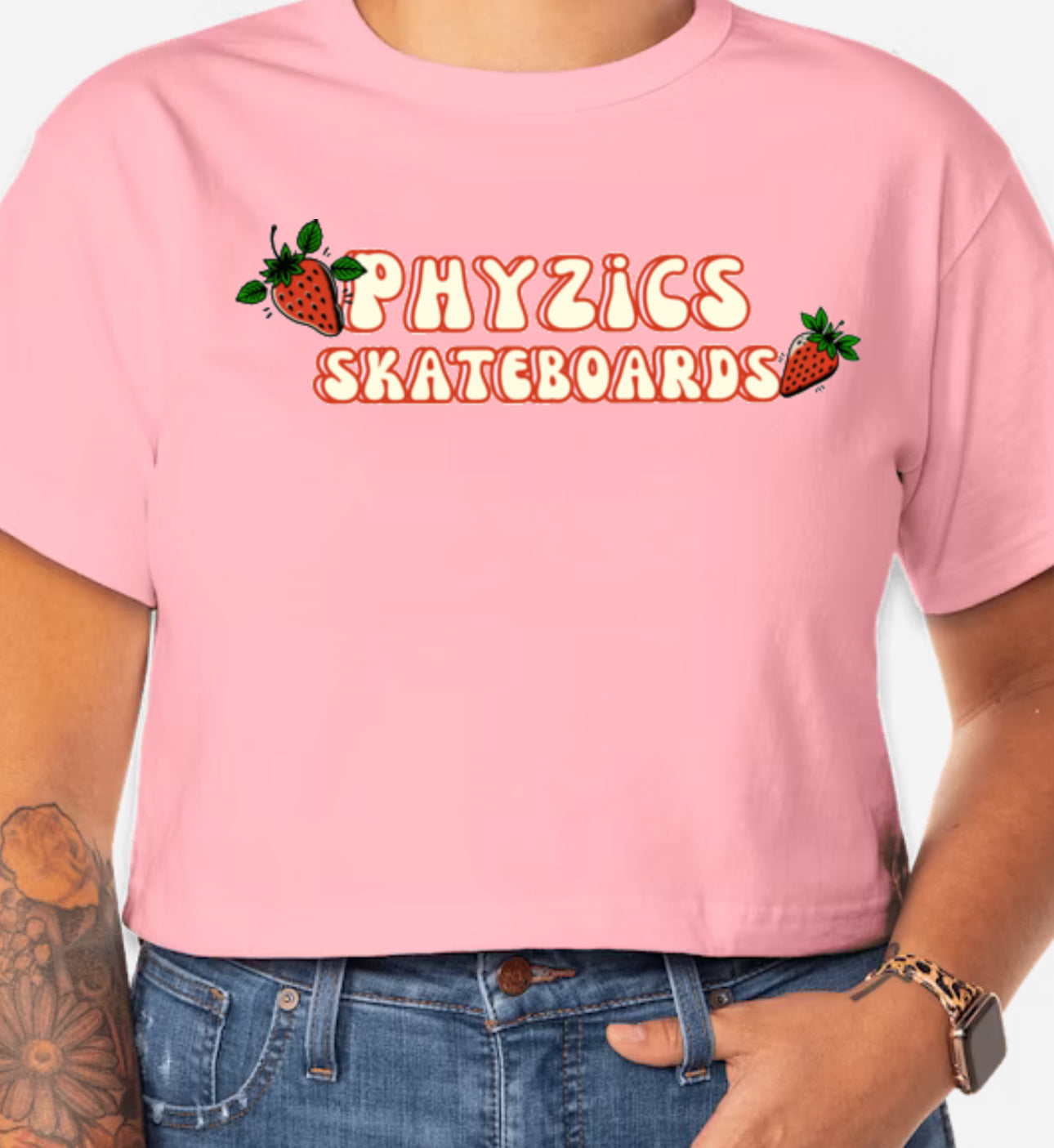 Berries & Cream Crop Top
