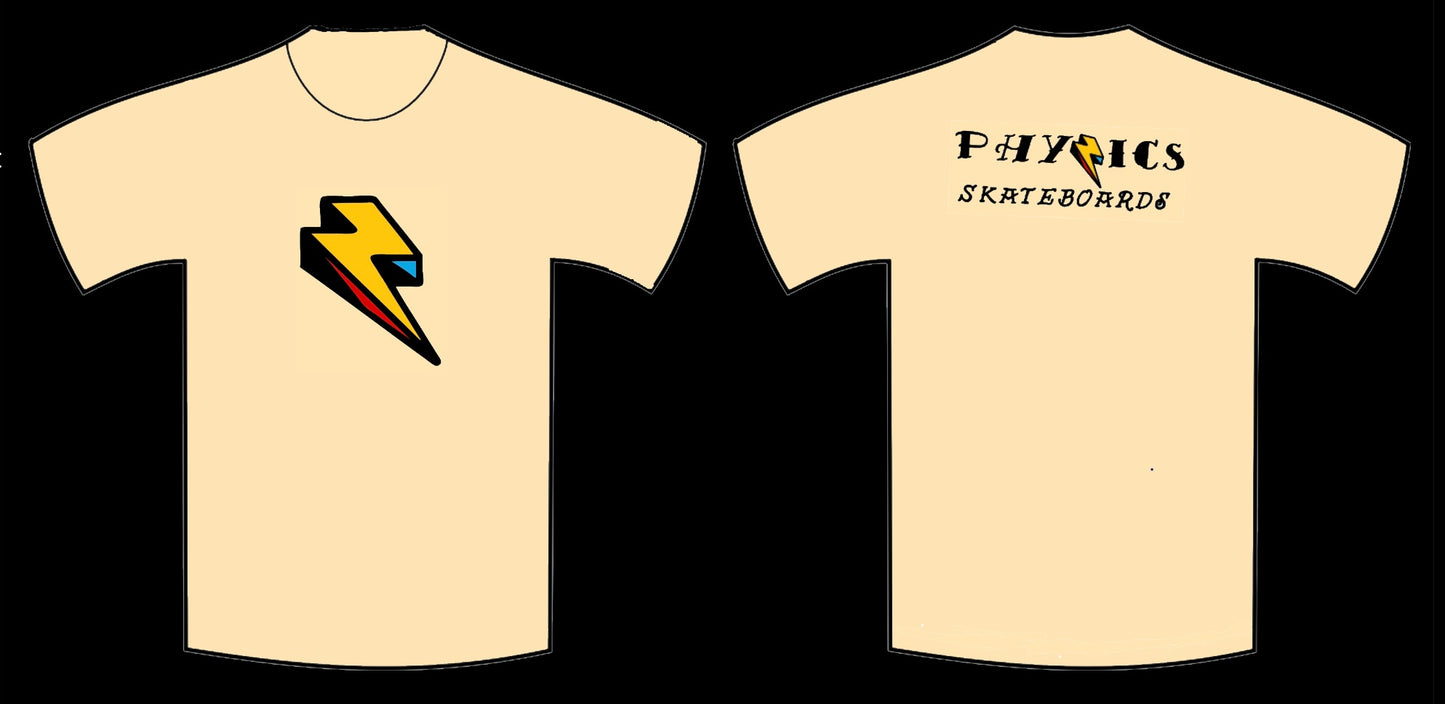 Graffiti Logo - Tan Short Sleeve T-Shirt