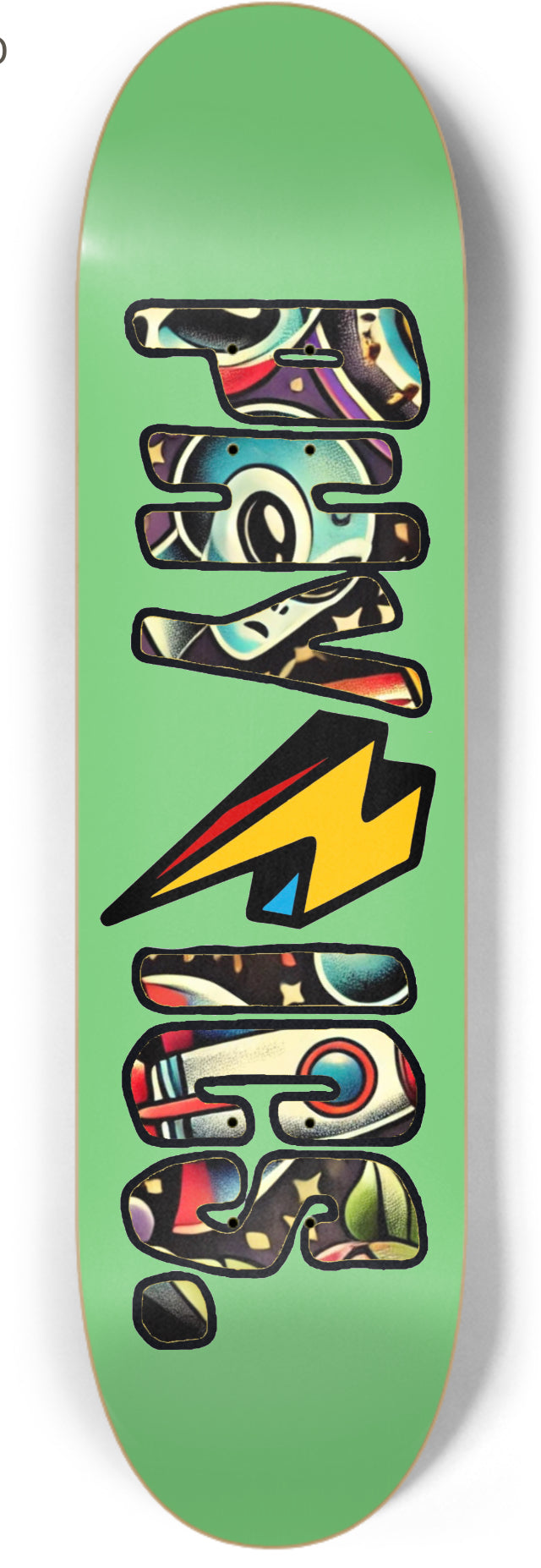 Cosmic Bolt Logo Skateboard Deck