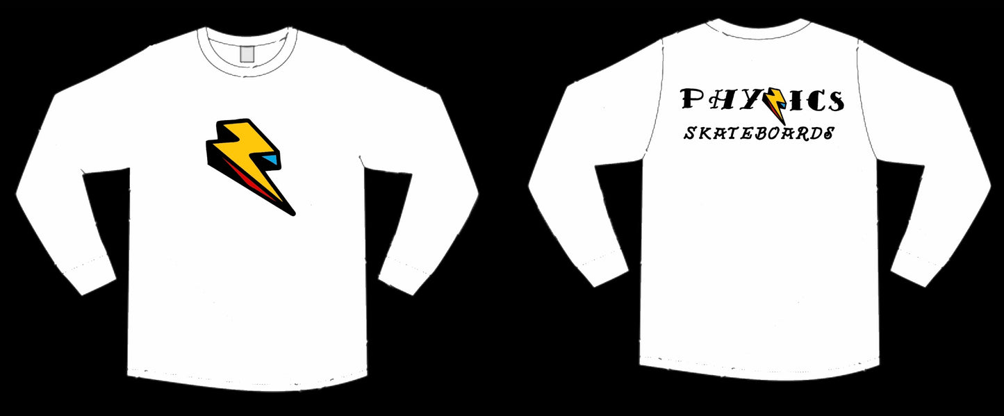 Graffiti Logo - White Long Sleeve T-Shirt