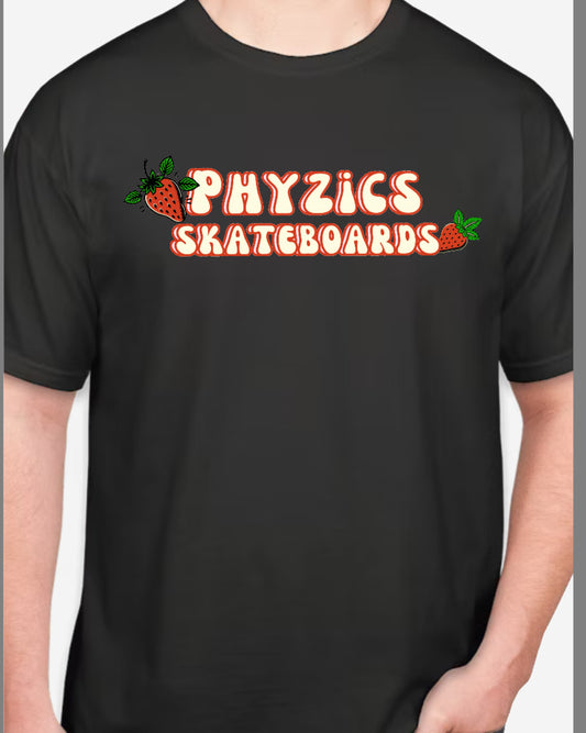 Berries & Cream (Black) Short Sleeve T-Shirt