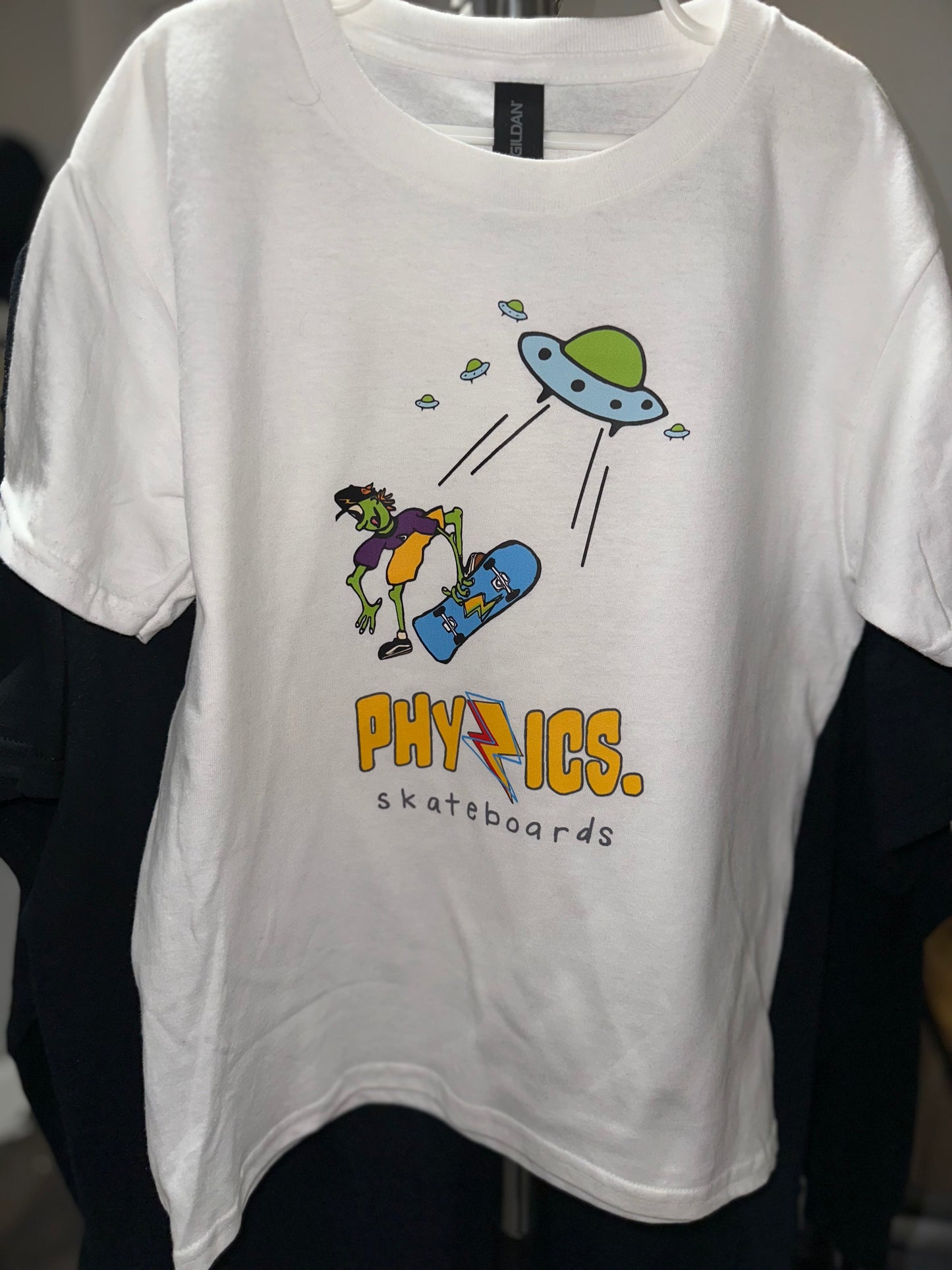 (Youth) Alien Drop In - White Short Sleeve T-Shirt