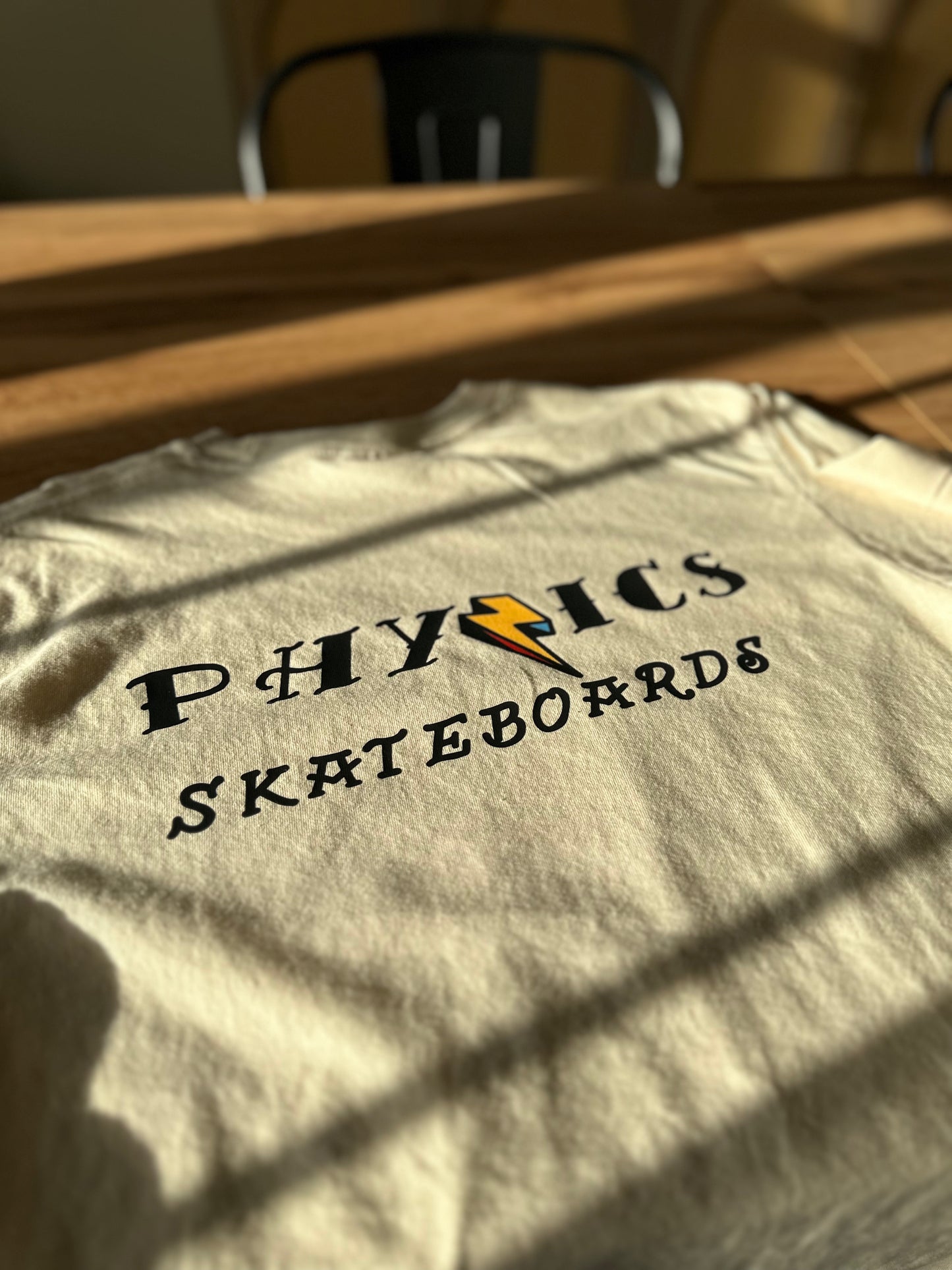 Graffiti Logo - Tan Long Sleeve T-Shirt