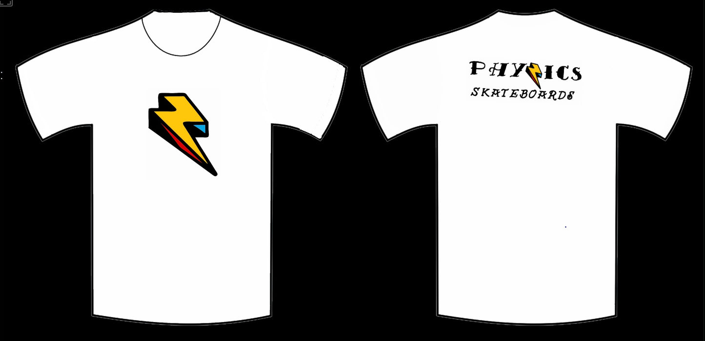 Graffiti Logo - White Short Sleeve T-Shirt