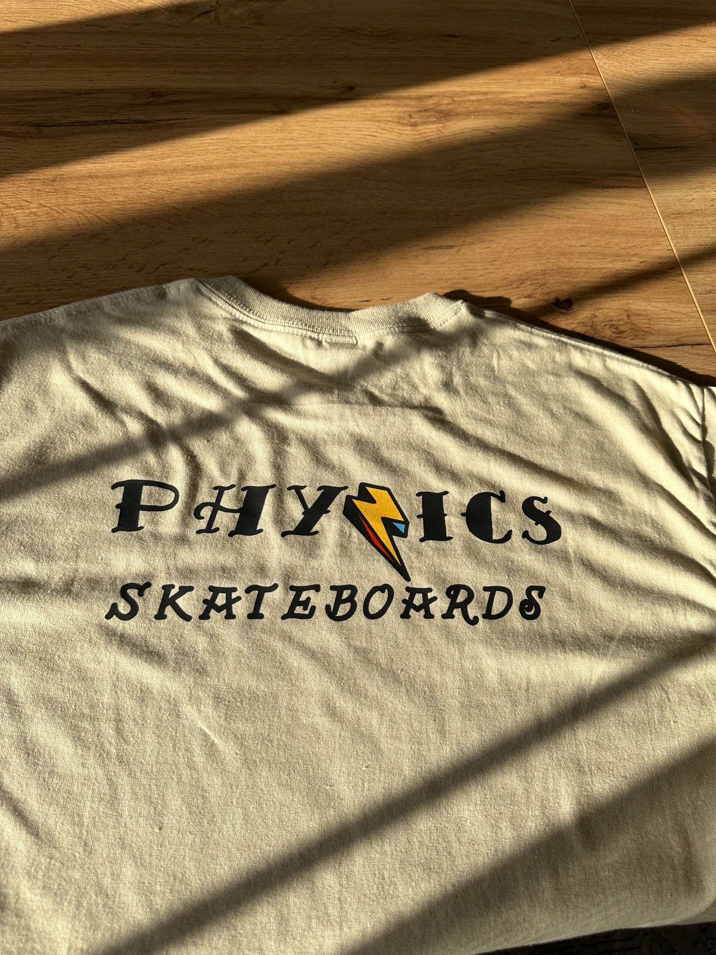 Graffiti Logo - Tan Short Sleeve T-Shirt