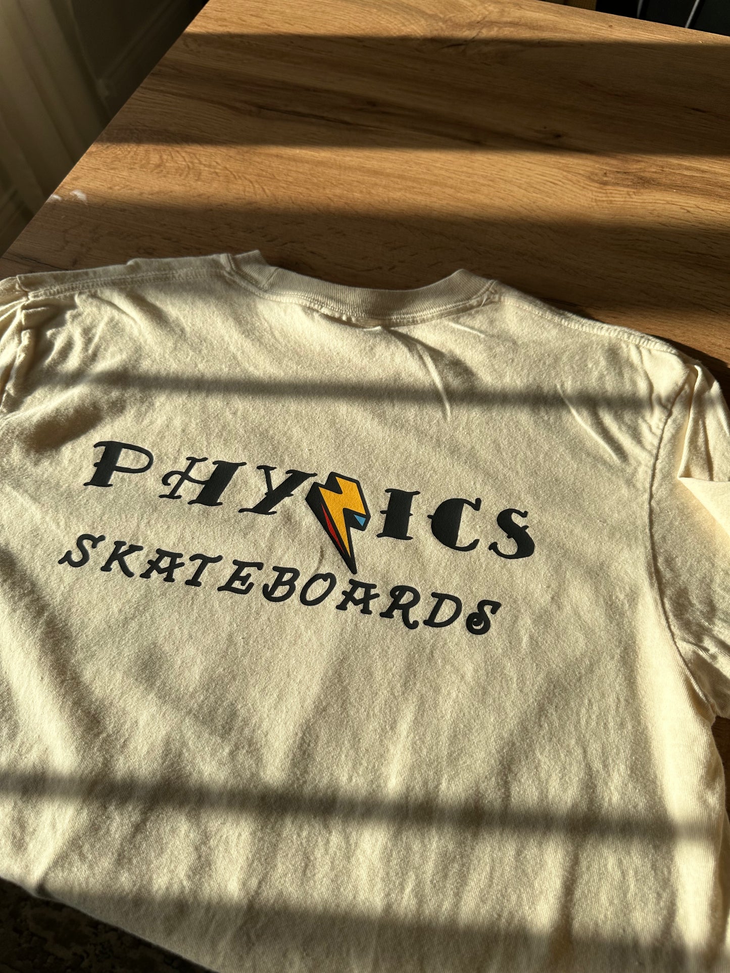 Graffiti Logo - Tan Long Sleeve T-Shirt