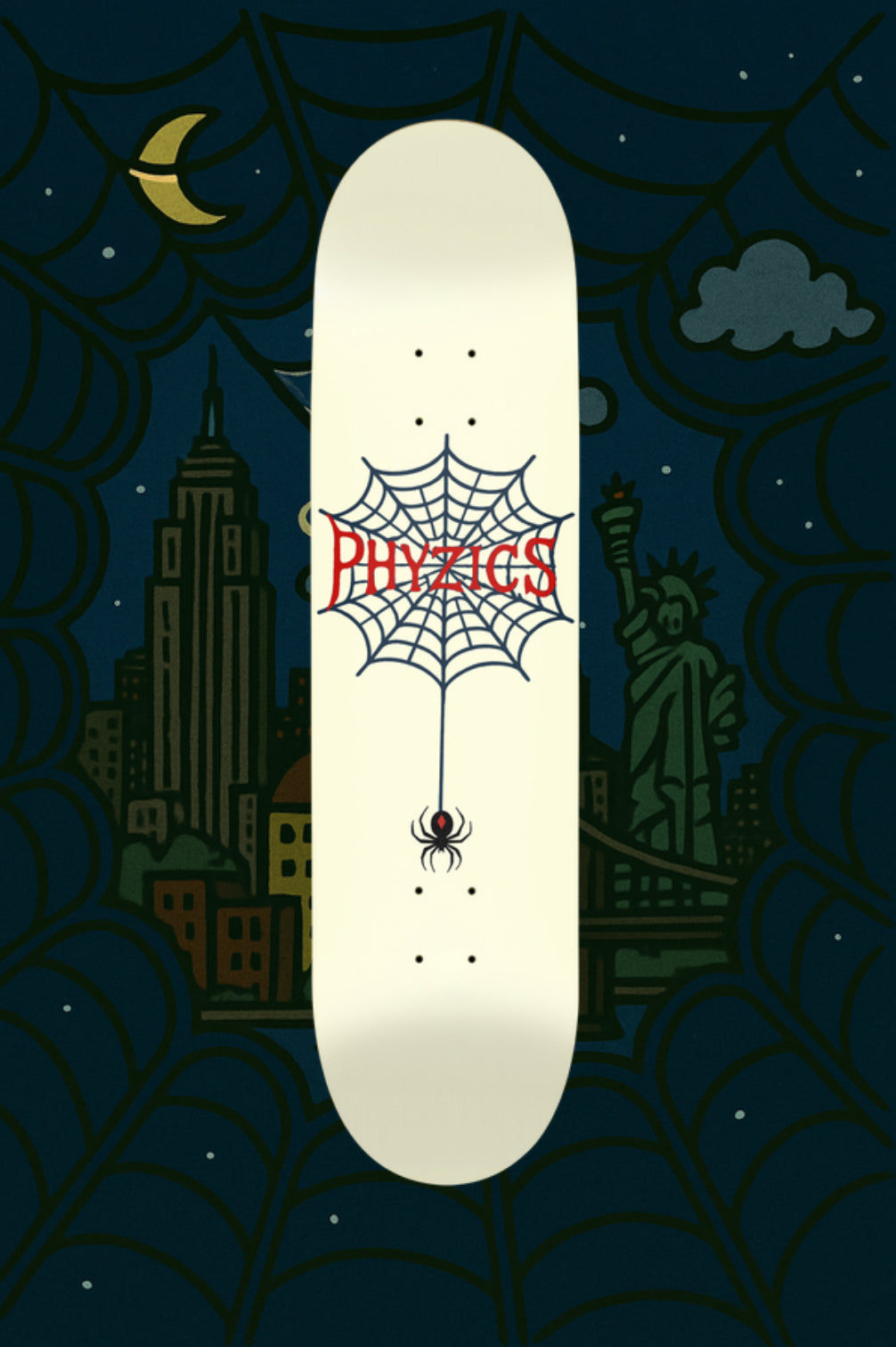 Widow’s Web Skateboard Deck