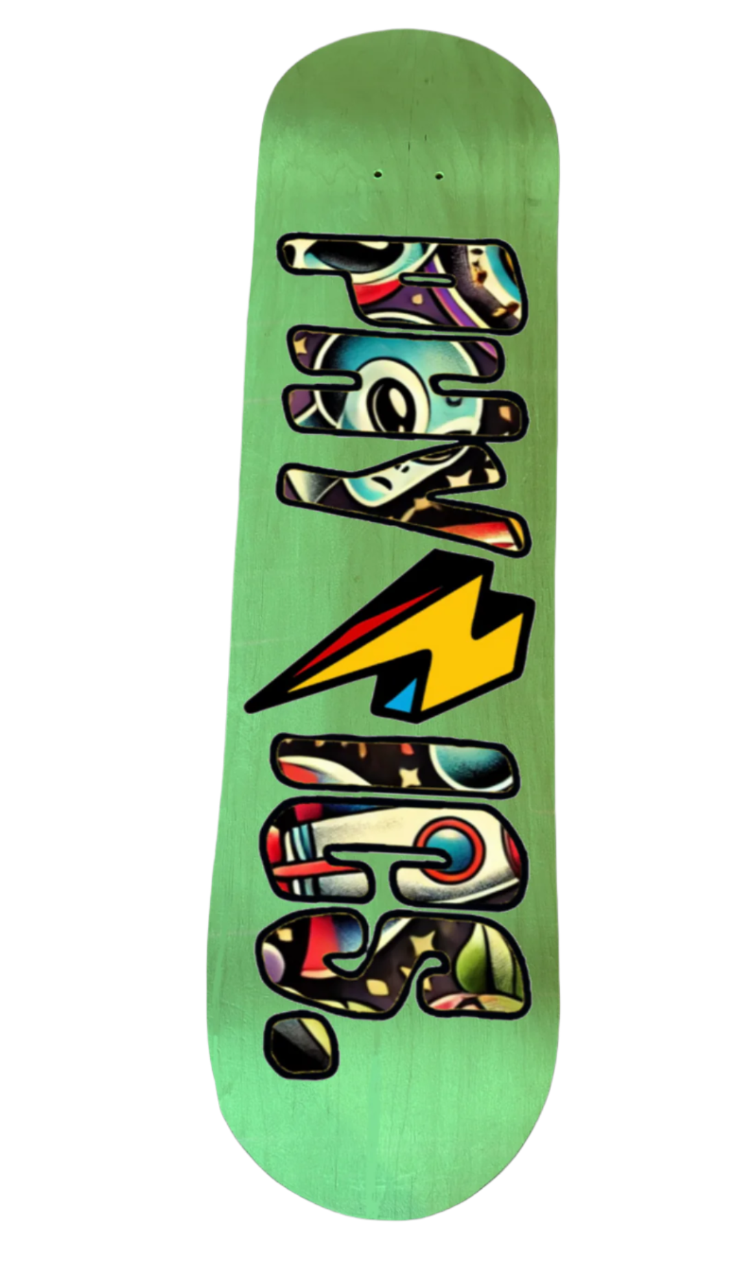 Cosmic Bolt Logo Skateboard Deck