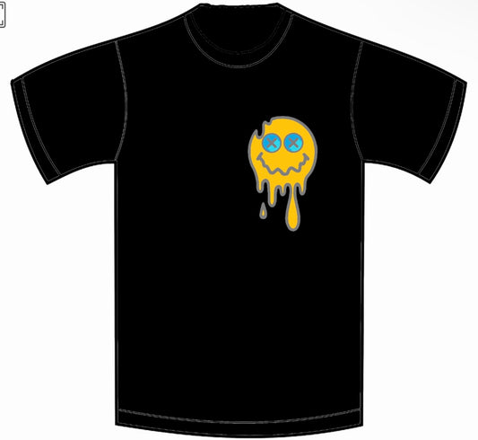 Melting Smiley - Short Sleeve T-Shirt